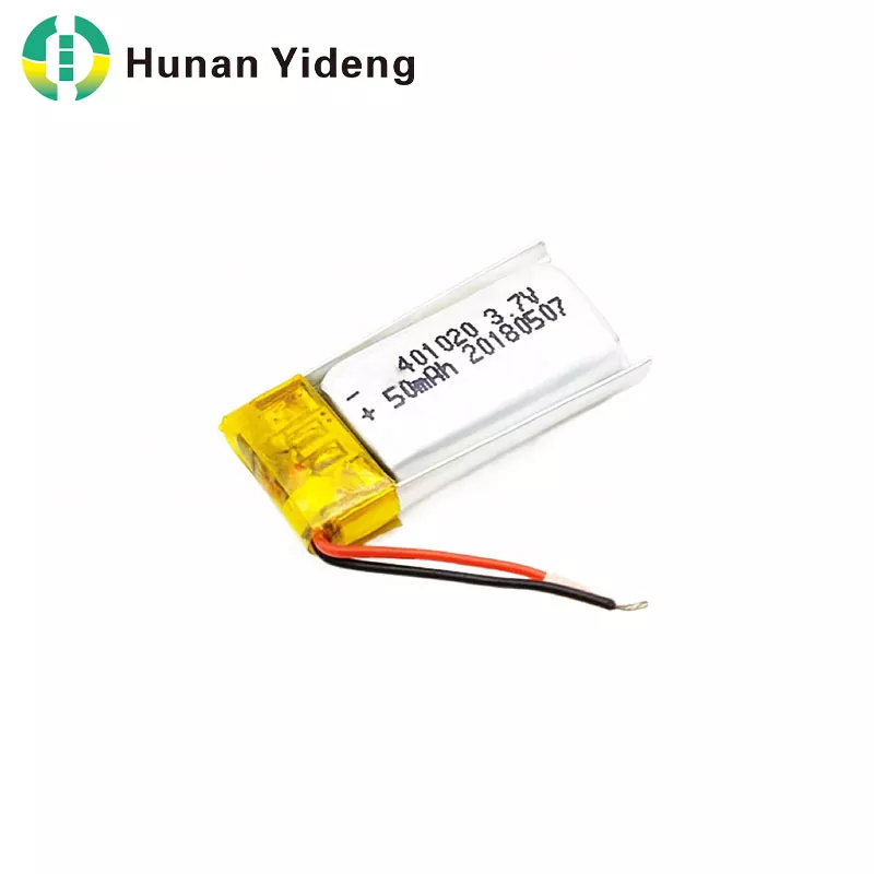 401020 3,7v 500mAh litiumpolymeeriakku