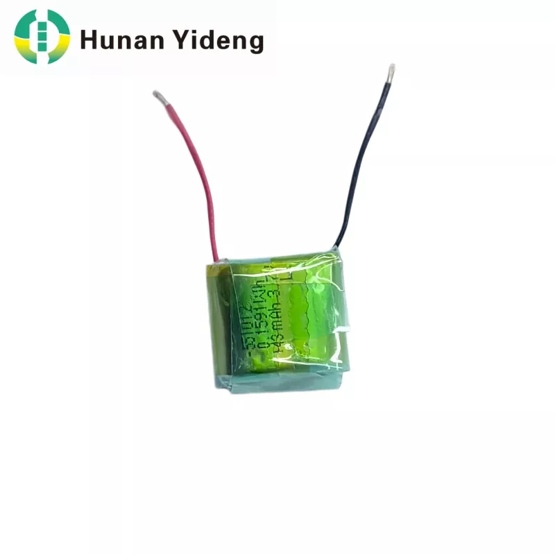 551012 3,7V 43mah sähkölelut Li-polymeeriakku