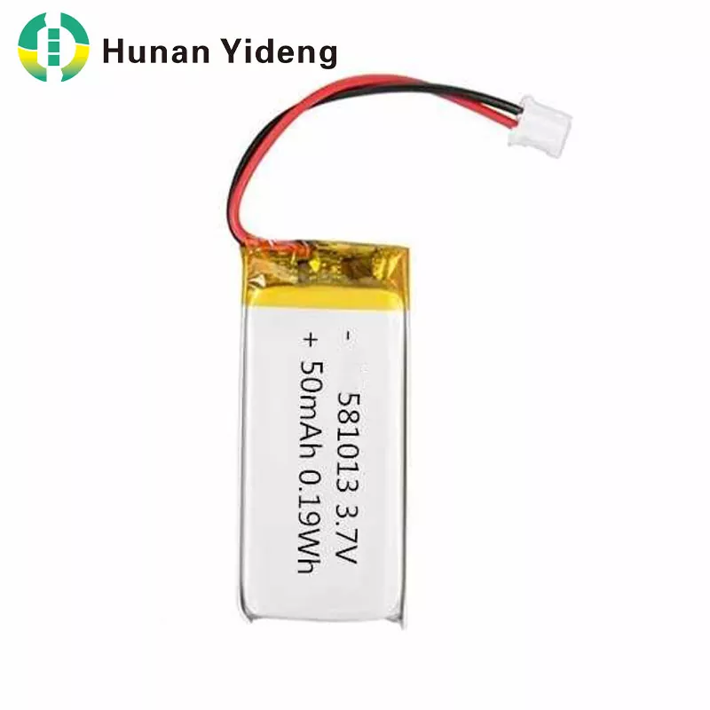 581013 3.7v 50mah litiumpolymeeri Li Ion Lipo akku