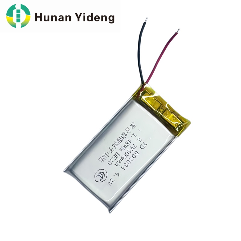 602035 3.7v 400mAh litiumioniakku älysohvaan